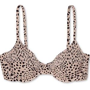 Xhilaration Cheetah Print Bikini Top
